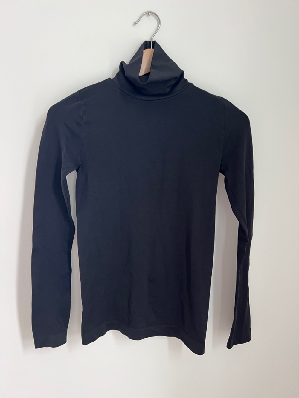 Nikibiki Black Turtleneck Top Minimalist Capsule Wardrobe #NS7665 Size XS/S